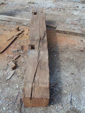 10 x 10 Weathered Cherry Timber